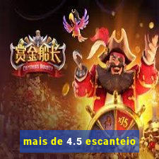 mais de 4.5 escanteio